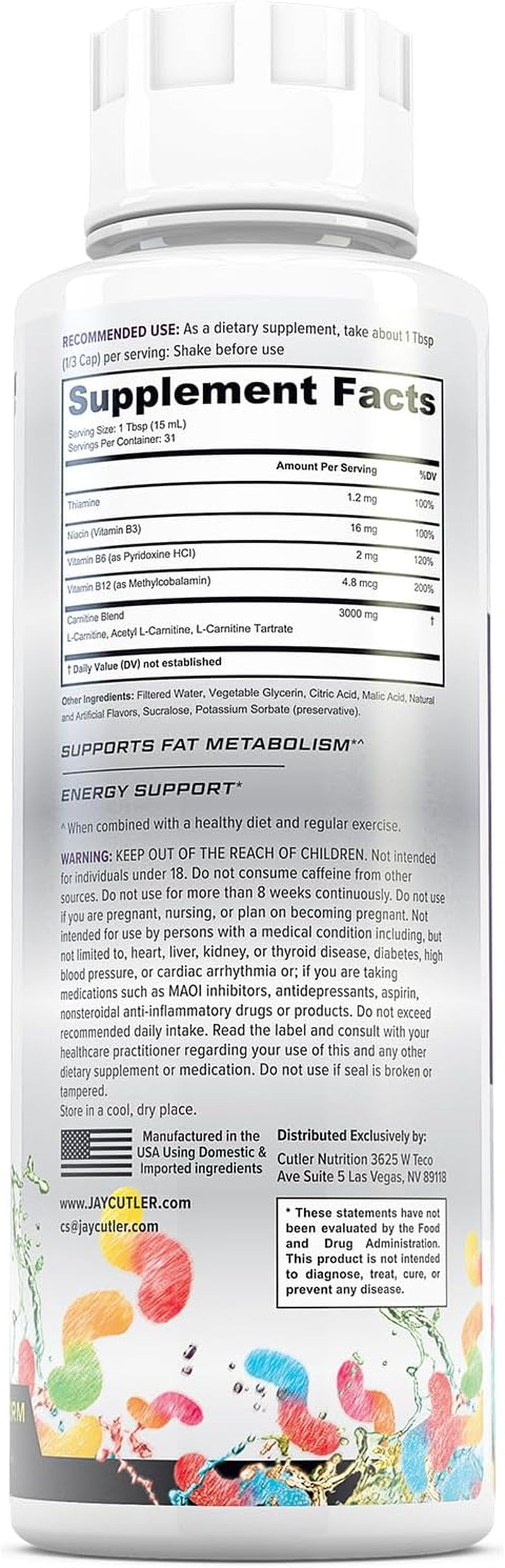 Liquid L-Carnitine Supplement