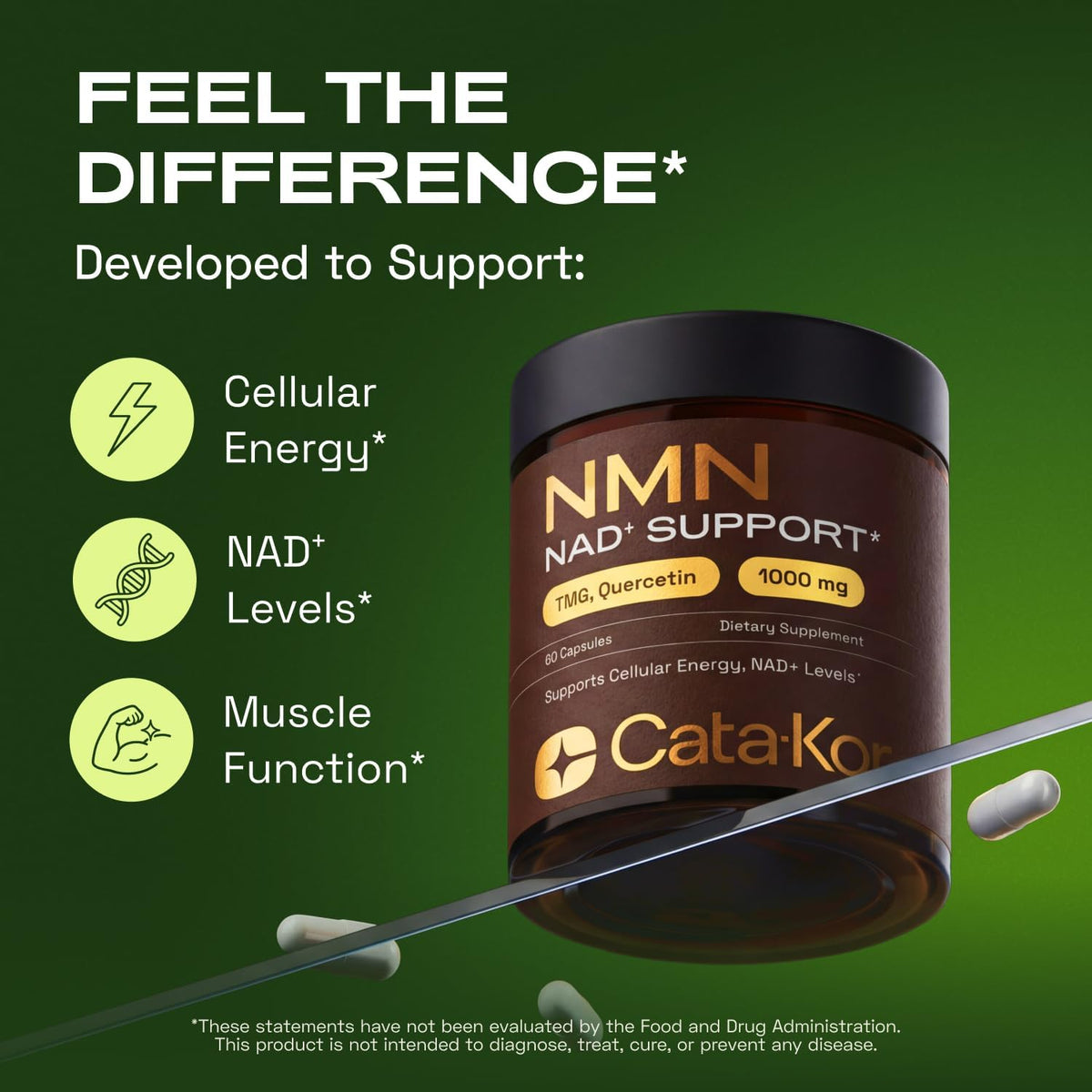 NMN Supplement – 4-In-1 NAD Supplement with Quercetin
