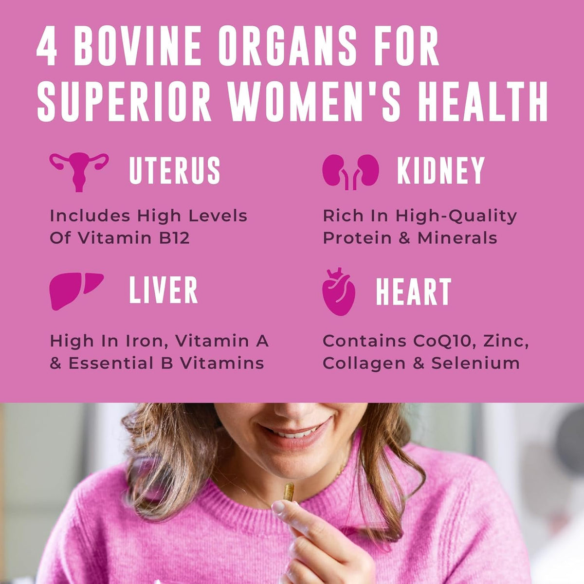 Beef Organ Supplement for Women