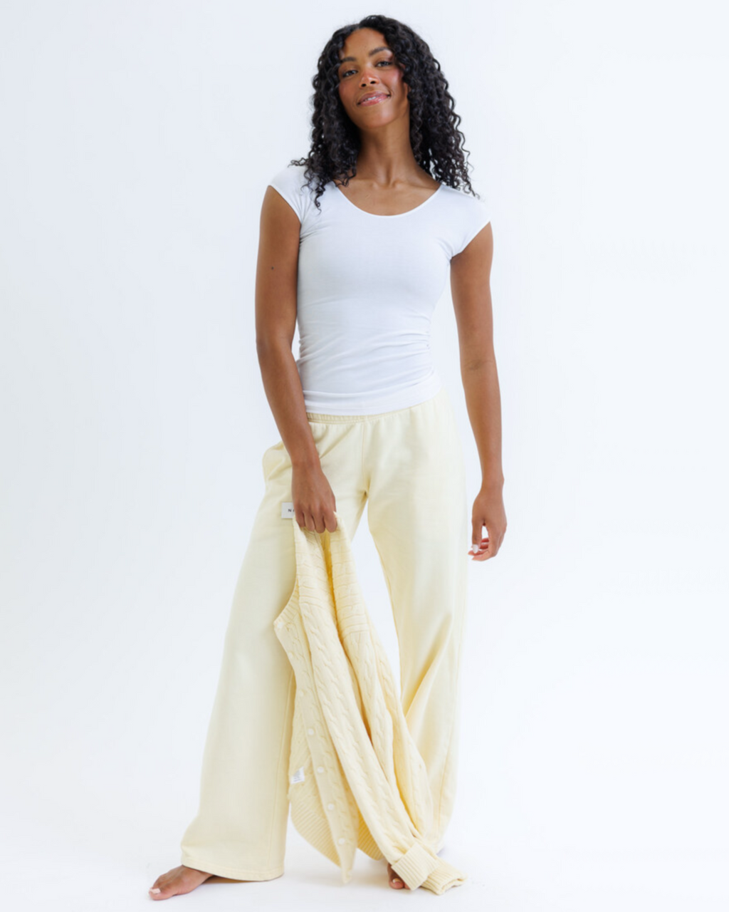 Downeast Essential Fitted Scoop-Neck Layering Tee