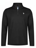Montauk Midweight Quarter Zip Pullover – Black