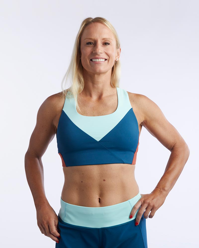 Goal Five Pionxr Color-Block Athletic Bra Top