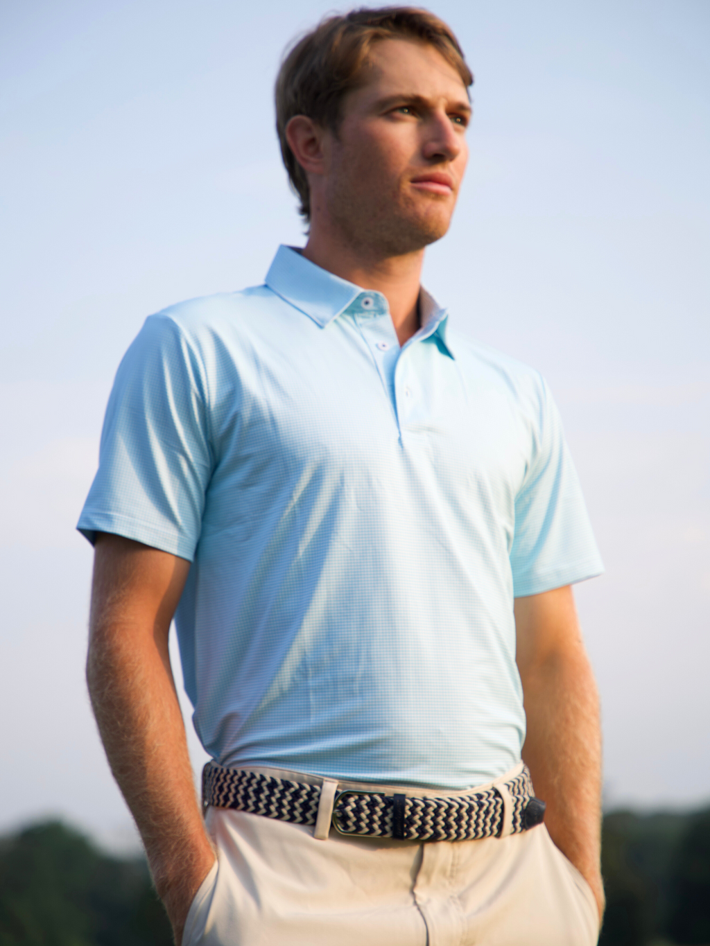 Vineyard Lightweight Performance Polo – Mist Green