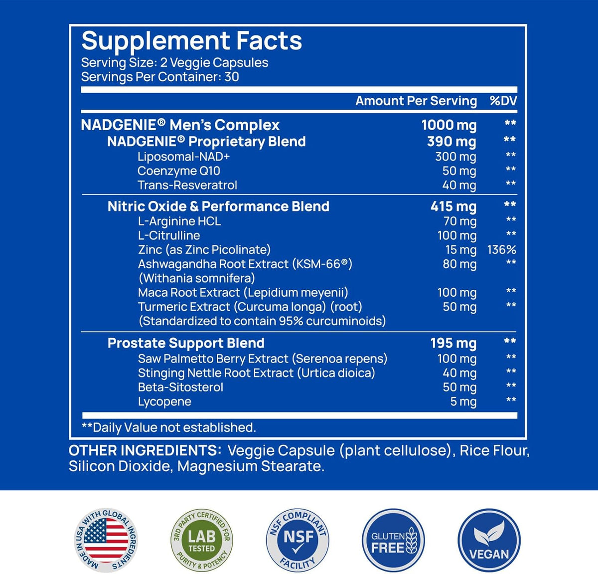 Liposomal NAD Supplement for Men